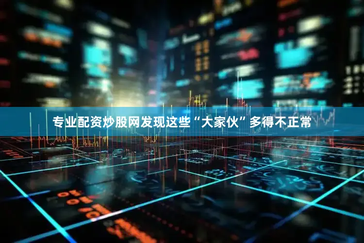 专业配资炒股网发现这些“大家伙”多得不正常