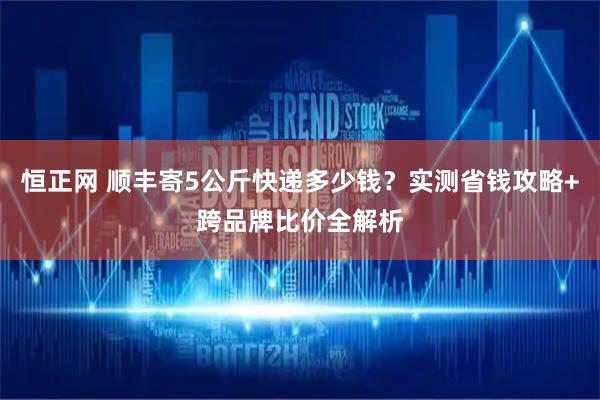 恒正网 顺丰寄5公斤快递多少钱？实测省钱攻略+跨品牌比价全解析